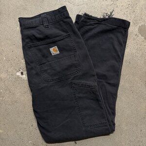 Carhartt Cargo Pant Black Size 33x32 Relaxed Fit